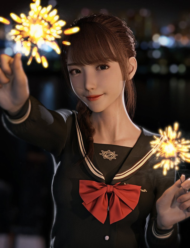 Gu Yu and Gu Yu Hair for Genesis 8.1 Female Gu Yu and Gu Yu Hair for Genesis 8.1 Female