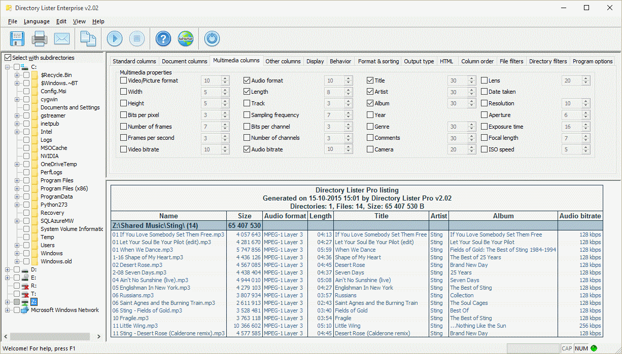 Directory Lister Pro 2.43 Enterprise DL