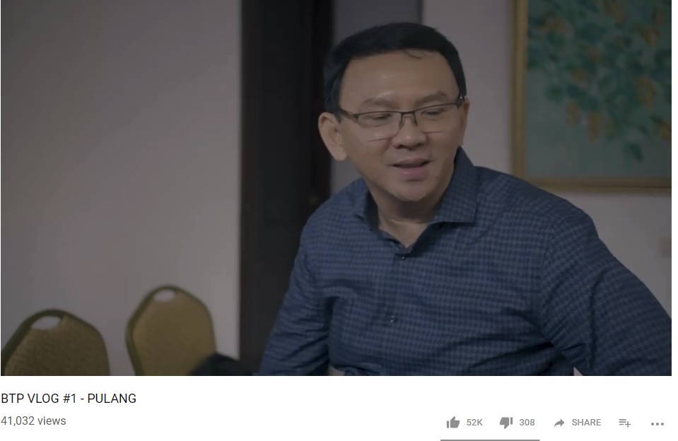 Vlog Perdana Ahok