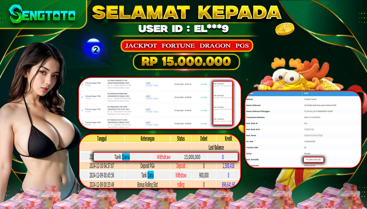 BUKTI PEMBAYARAN SLOT FORTUNE DRAGON PGS