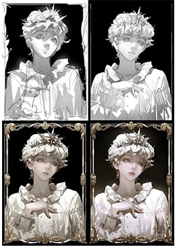 光翼元气日韩插画教程