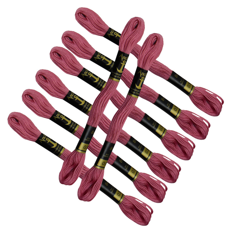 Hilos de anclaje mechones de algodón varados bordados a mano punto de cruz y punto largo - Imagen 59 de 129