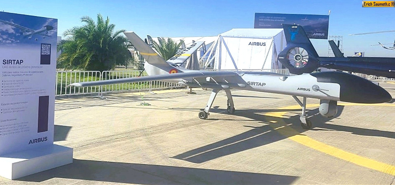 Chile y México muestran su interés por el dron Sirtap en FIDAE 2026, con Colombia aún indecisa
