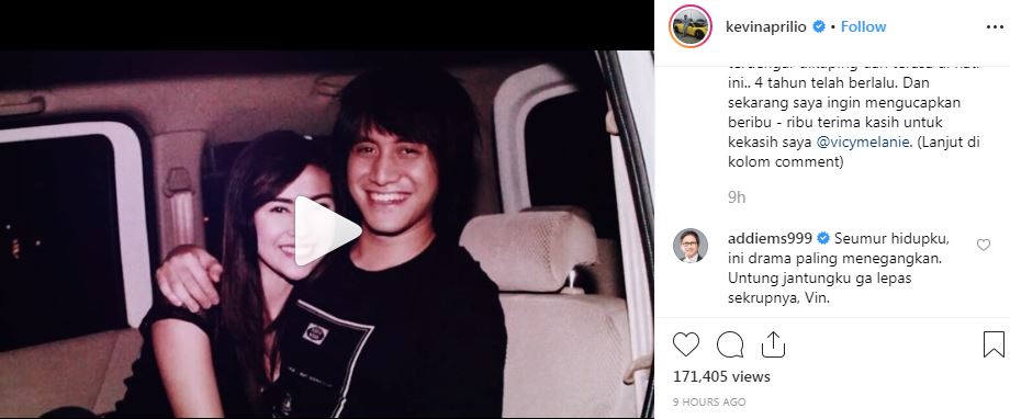 Instagram/kevinaprilio