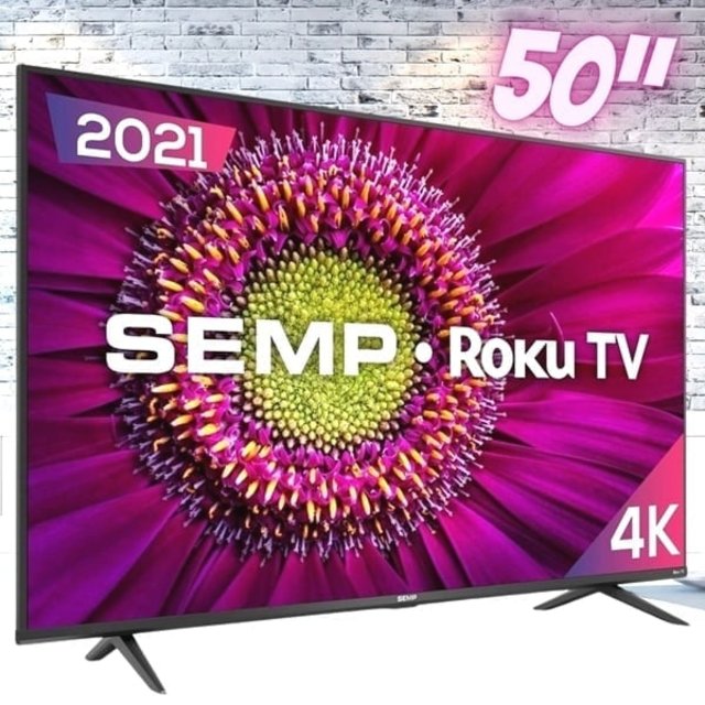 Smart TV 50” 4K UHD D-LED Semp RK8500 – VA Wi-Fi 4 HDMI 1 USB