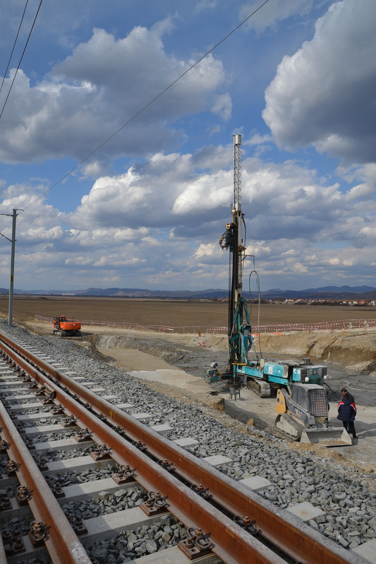 Linia 207 Simeria - Hunedoara, modernizare km0+000 - km2+700 DSC-7840
