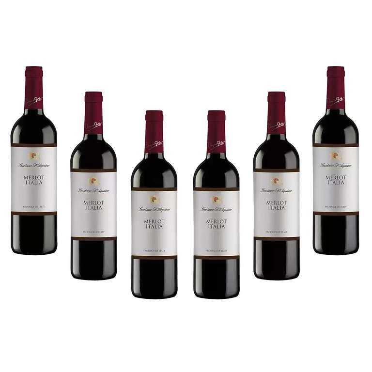 Costco: Vino Tinto D'Aquino 6 botellas de 750 ml 
