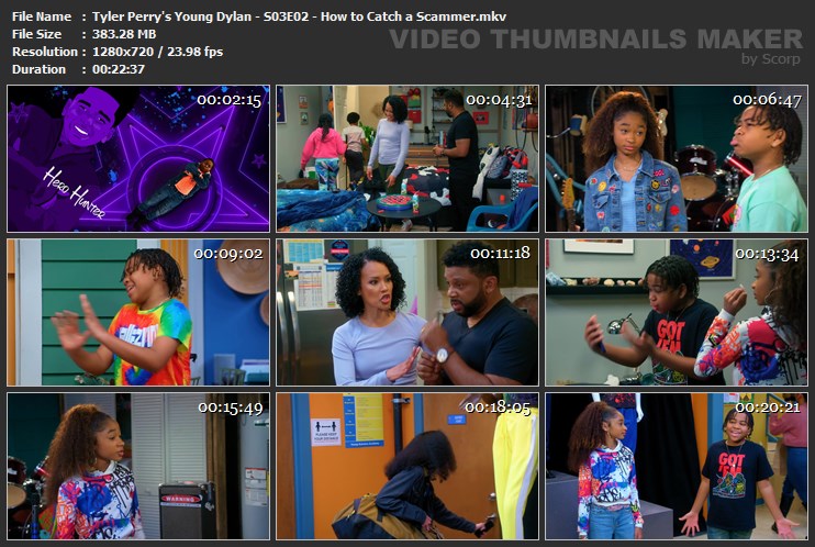 Tyler Perry's Young Dylan - S03E02 - How to Catch a Scammer.mkv