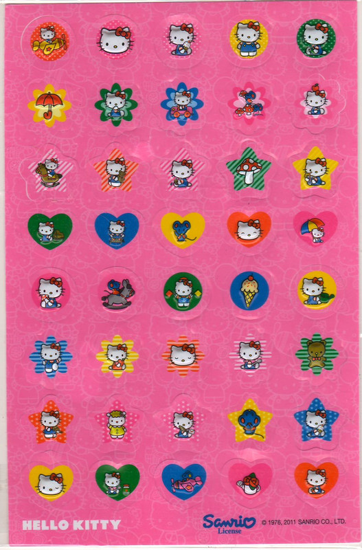 Hello-Kitty-2011-Sticker-Set-A