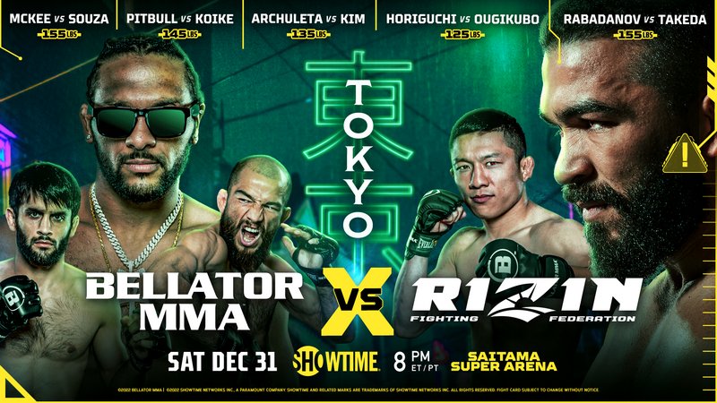 Резултати от Bellator MMA vs. Rizin