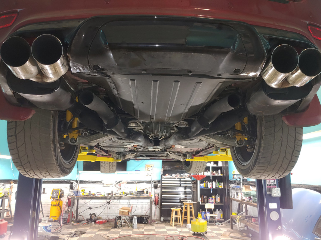 Larger exhaust tips Jeep Trackhawk Forum
