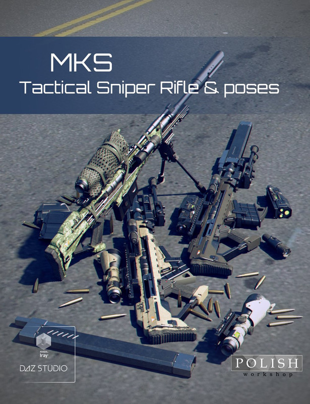 MKS Tactical Sniper Rifle and Poses