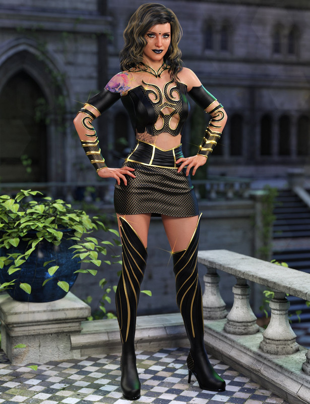 Keeper of the Feathers Outfit Bundle for Genesis 8 and 8.1 Females Keeper of the Feathers Outfit Bundle for Genesis 8 and 8.1 Females