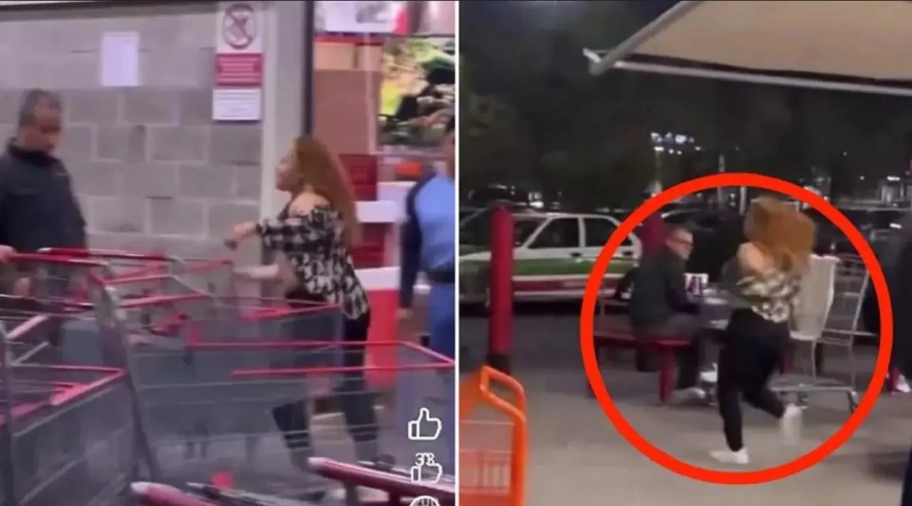 Mujer se hace viral por “encuerarse” para no ser detenida en un Costco: video
