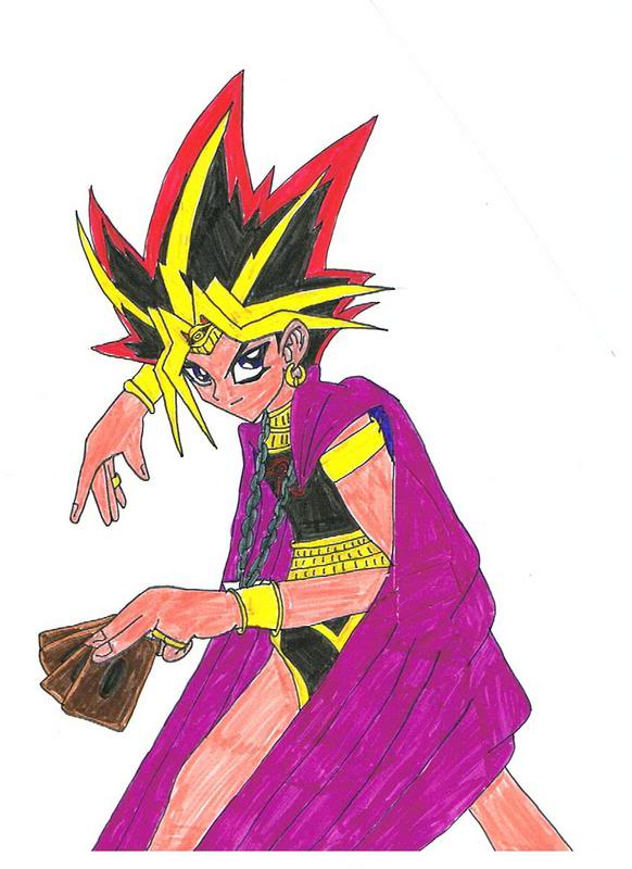 Hình vẽ Atemu (Yami Yugi) bộ YugiOh (vua trò chơi) - Page 8 2_Atemp_251