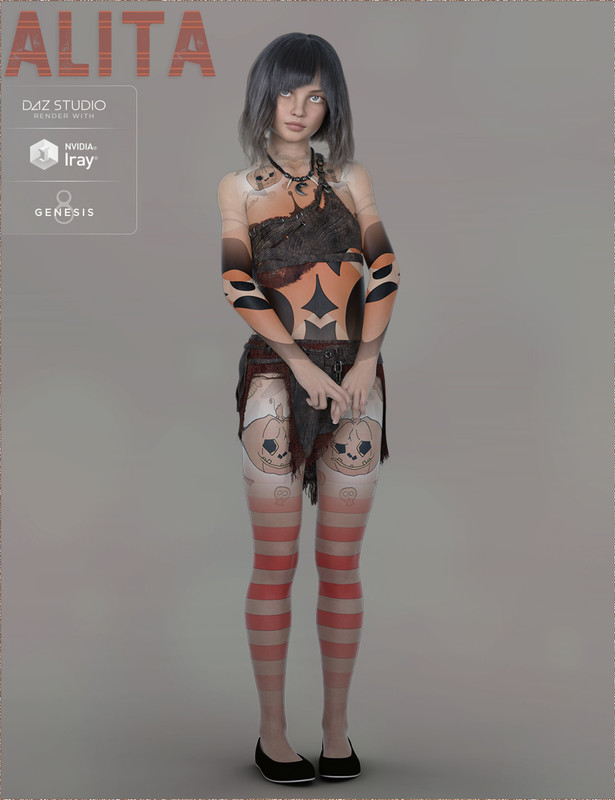 TDT-Alita for Genesis 8 Female TDT-Alita for Genesis 8 Female