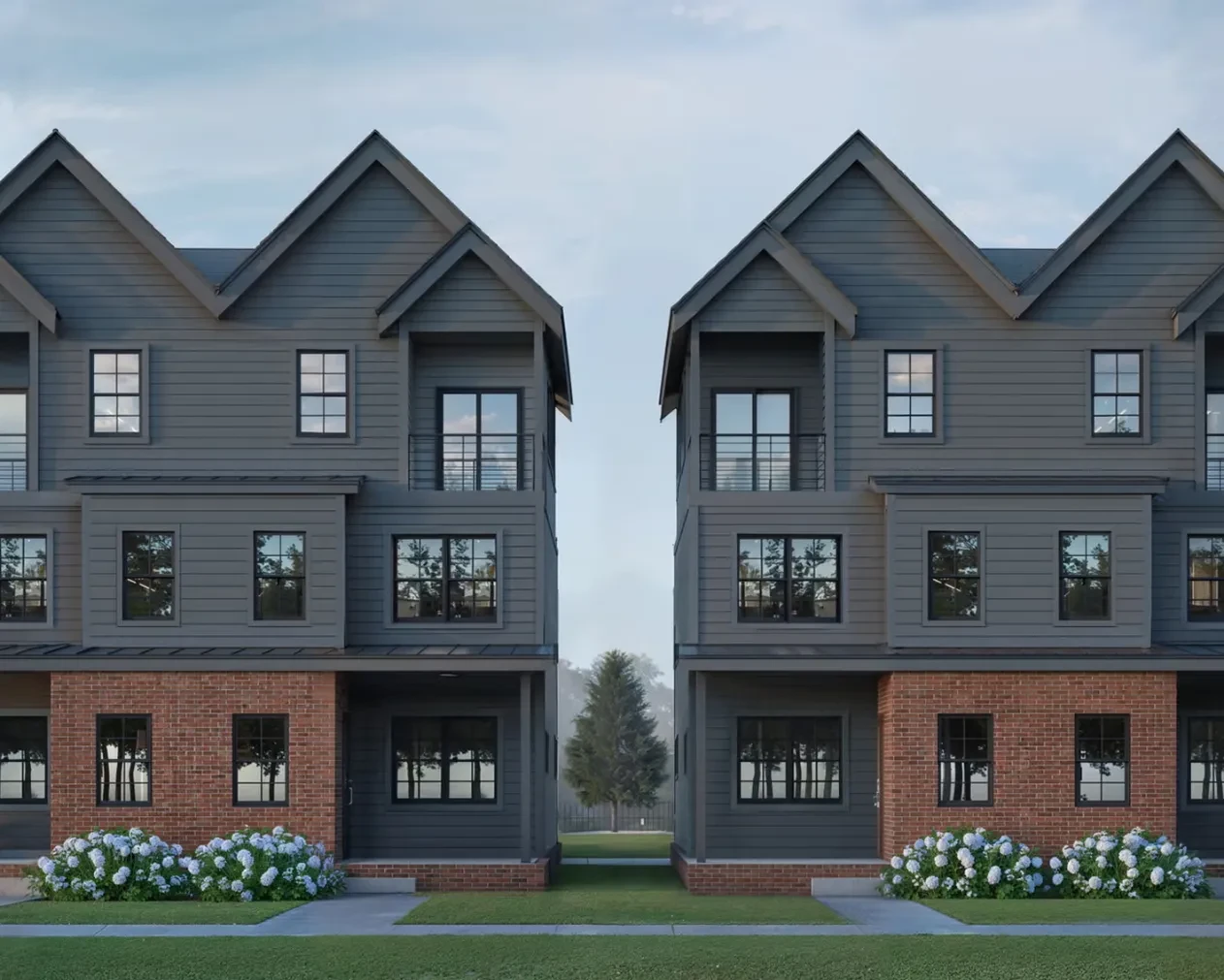 Taylor townhomes in East Nashville