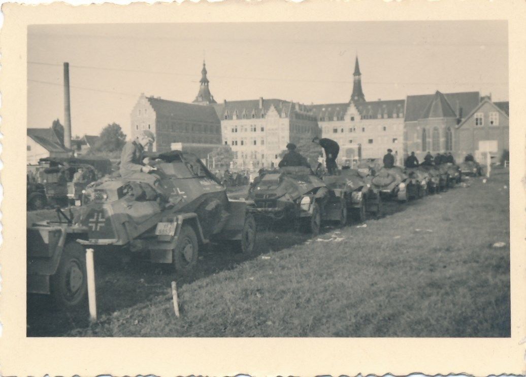 Foto Belgien Elite - Panzerspähwagen 1940 Panzer