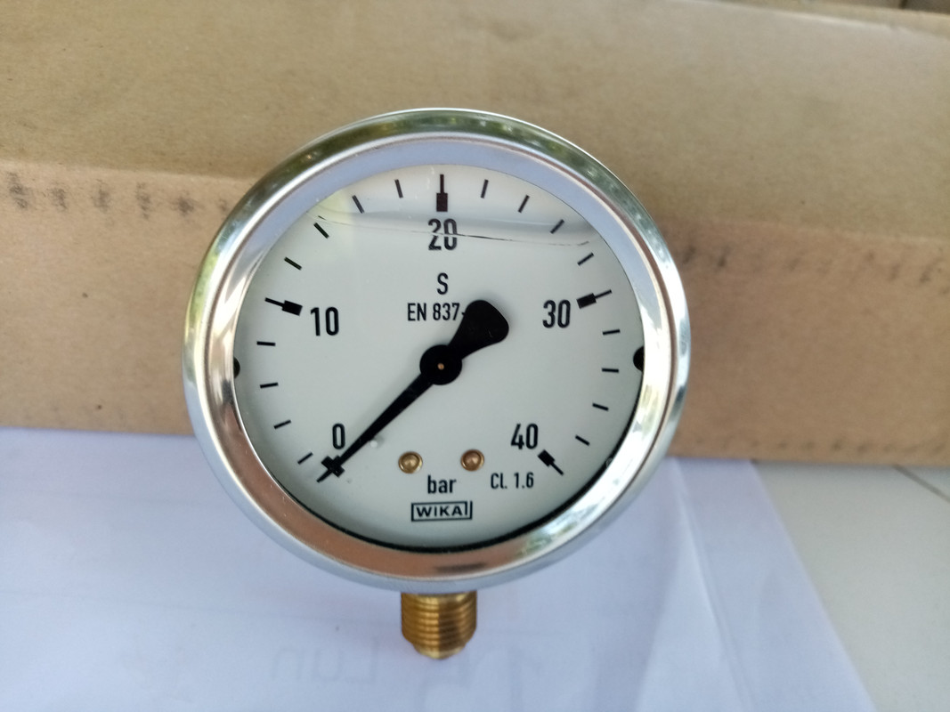 1//4/" WIKA Manometro pressione 60 bar ø63mm
