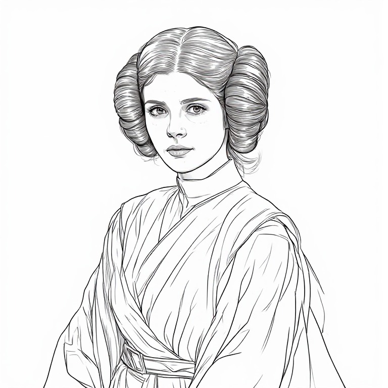 Princess-Leia-Line-drawing-nat-(1)