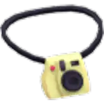 Yellow Instant Camera