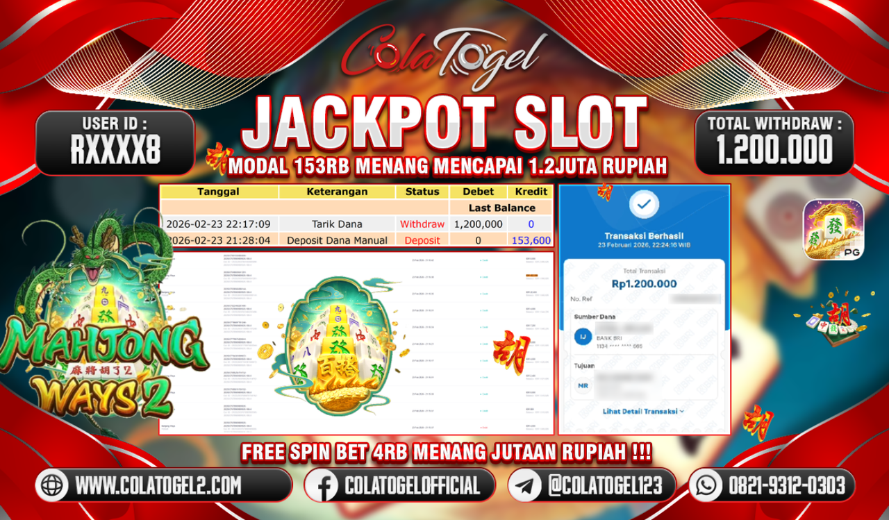 JACKPOT SLOT GACORR!!