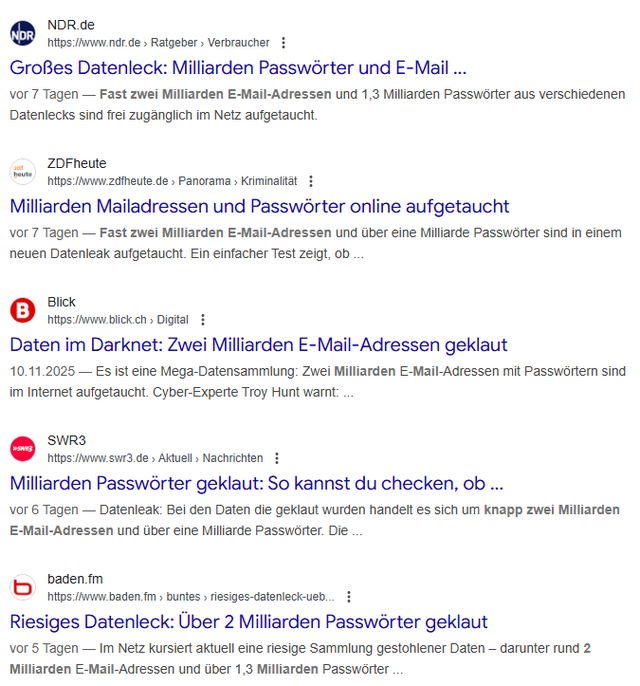 2 Milliarden E-Mail-Adressen