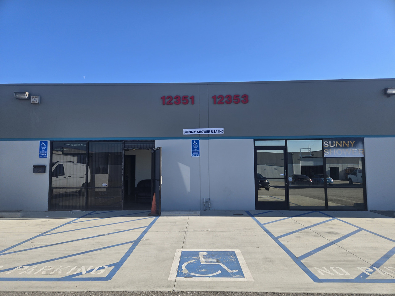 Sunny Shower USA Warehouse Building