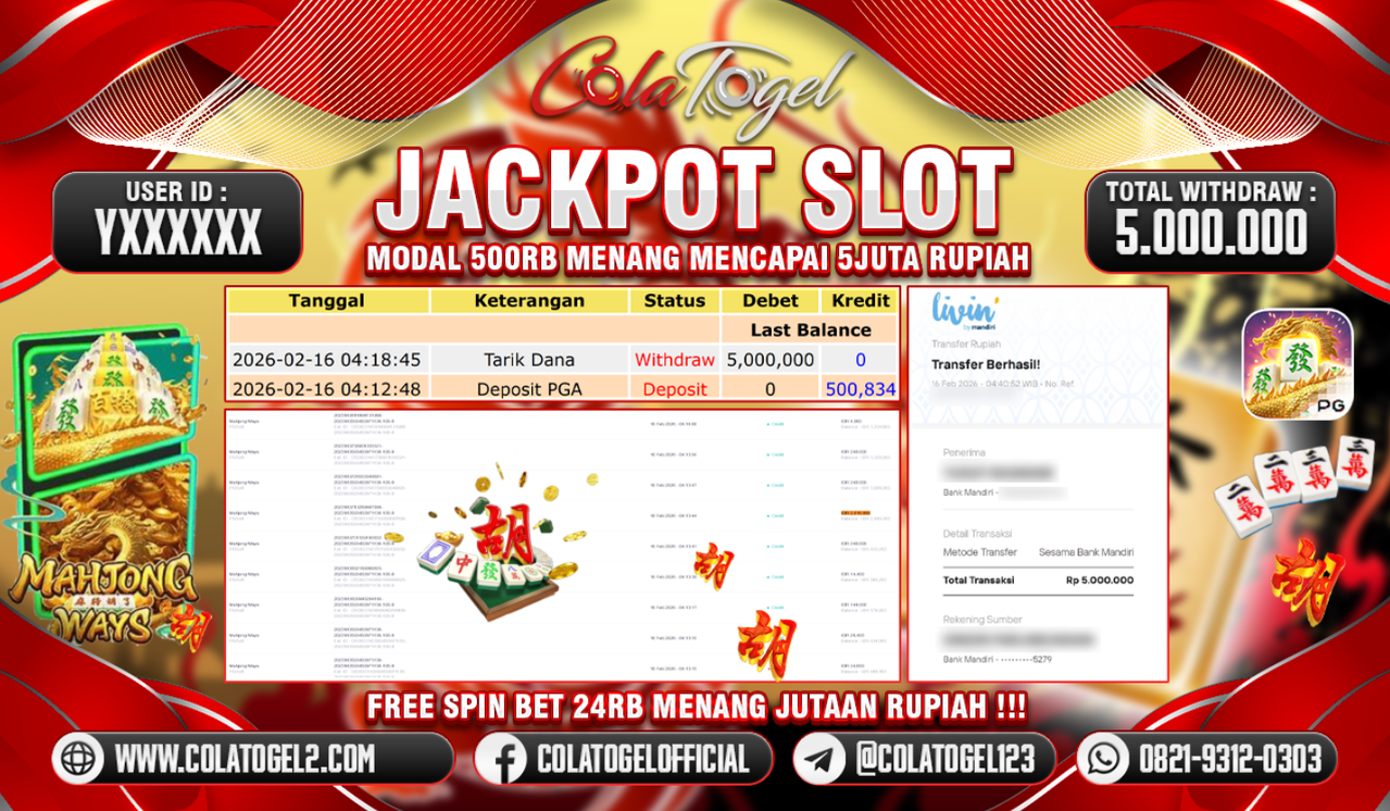 JACKPOT SLOT GACORR!!