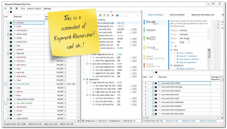 Keyword Researcher Pro 13.217 Keyword Researcher Pro 13.217