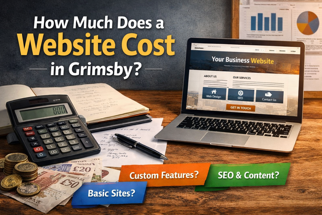 Estimated website costs for small businesses in Grimsby