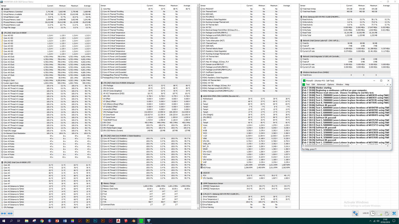 47 PRIME95 1 HOUR 2 TEST