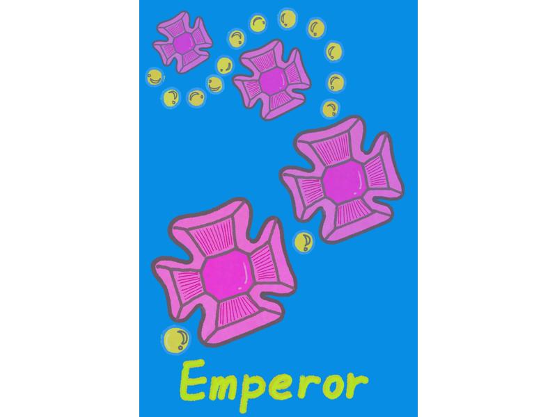 황제 타로카드 손그림 The Emperor Illustration