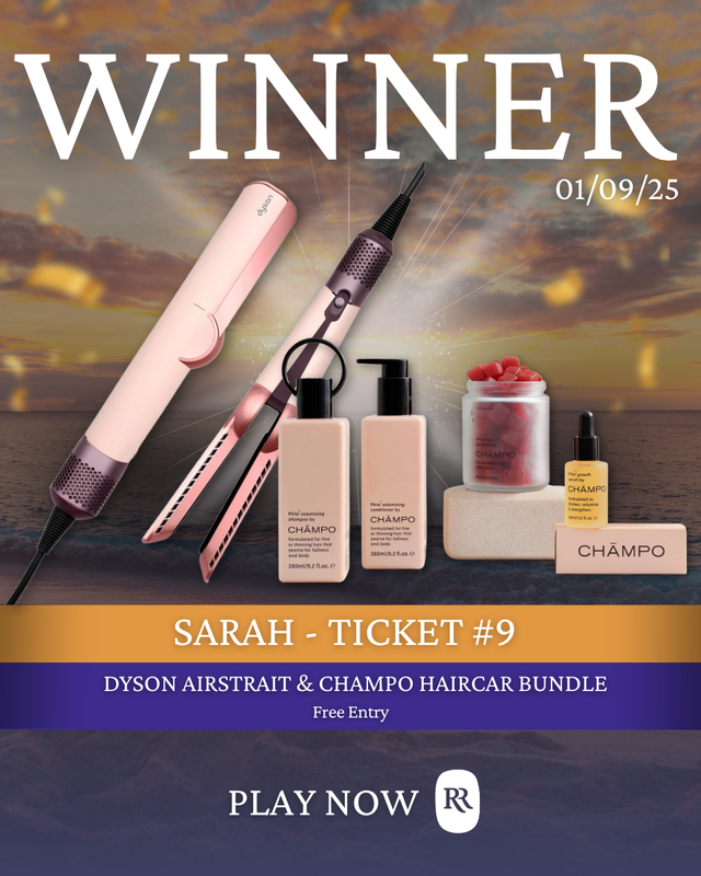 Sarah McNamee Wins Dyson Airstrait & Champo Haircare Bundle with Radiance Rewards 🎉