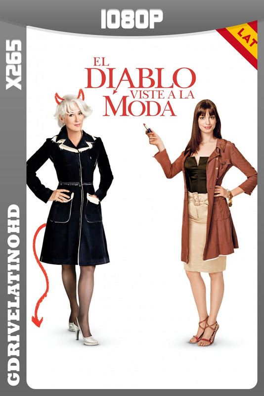 El diablo viste a la moda (2006) BDRip x265 1080p Latino-Inglés