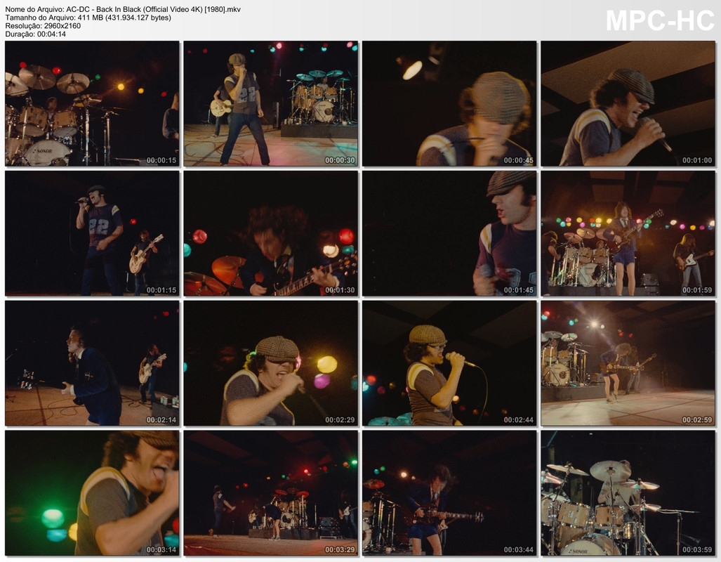 AC-DC - Back In Black (Official Video 4K 2160p) [1980]