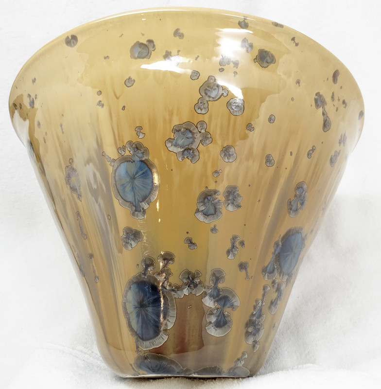 Art Pottery Vase, help with mark & type of glaze please DSC05622