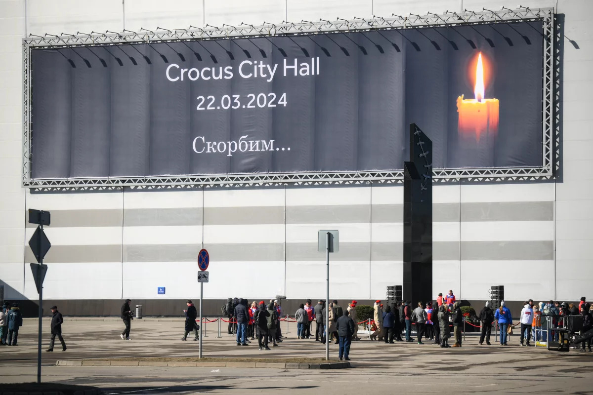 Išpuolio prieš prekybos ir pramogų centrą „Crocus City Hall“ metinės