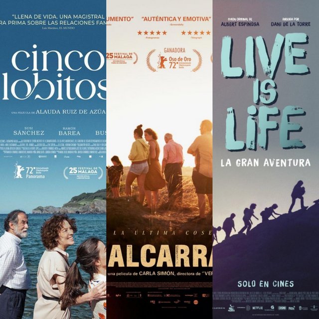 “ALCARRÀS”, “CINCO LOBITOS” Y “LIVE IS LIFE” SE MANTIENEN ENTRE LAS PELÍCULAS MÁS VISTAS EN UNA TAQUILLA DOMINADA POR LOS DINOSAURIOS