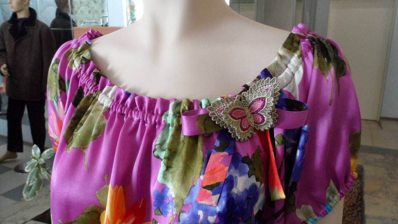 Шёлковое платье2