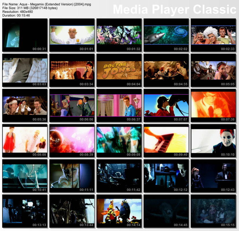 Aqua - Megamix (Extended Version) [2004]