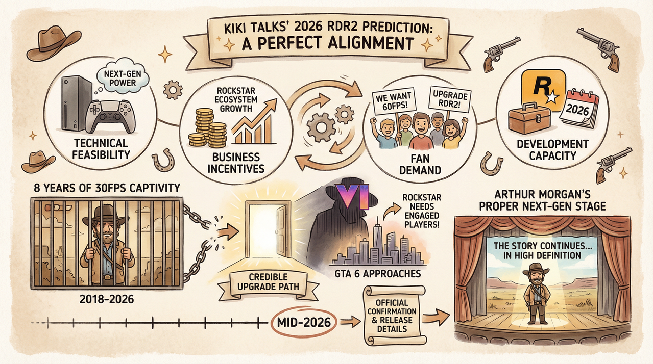 Cowboy riding horse through western landscape at sunset