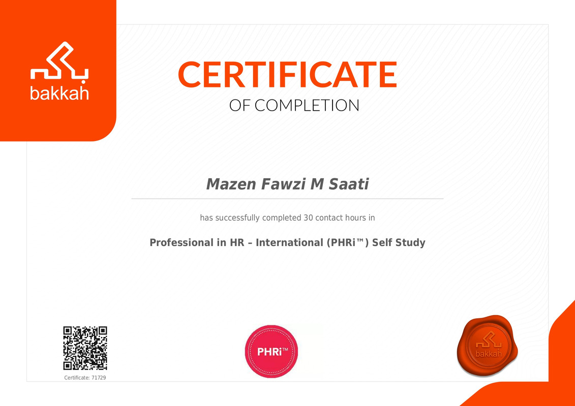 شهادة Professional in HR – International (PHRi_page-0001