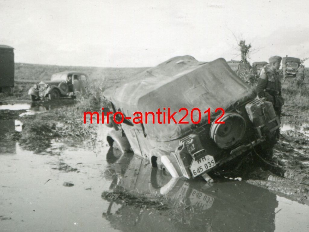 Panzer-Regiment 39, Kübelwagen versinken im Schl