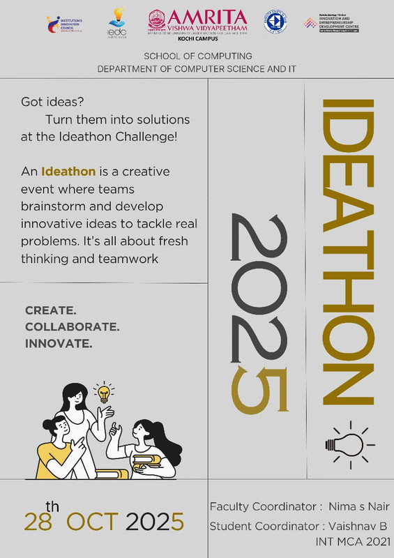 Ideathon 2025 Poster