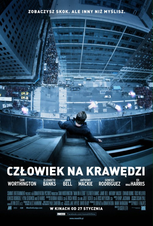 Człowiek na krawędzi / Man on a Ledge (2012) PL.720p.BDRip.XviD.AC3-ELiTE / Lektor PL