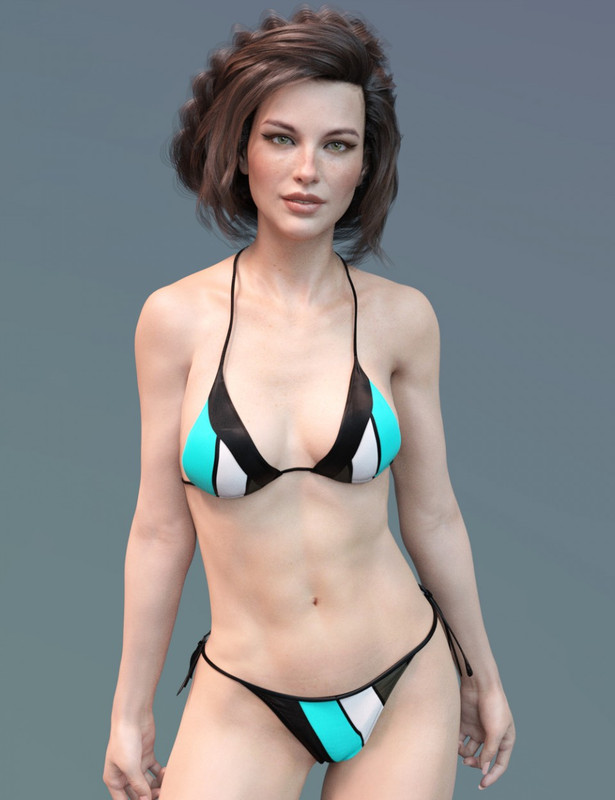 x fashion funlines bikini for genesis 8 females 00 main daz3d