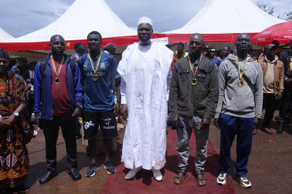 ACUDAB Peace Tournament "Living Together" Four Best IDP Men Handball Award Medals Team Winners Handed by Member of Paliament.