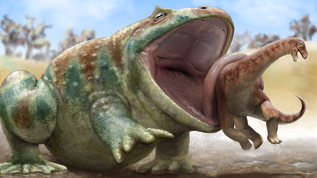 I can't find the artist but it was commissioned by the channel Extinct Zoo