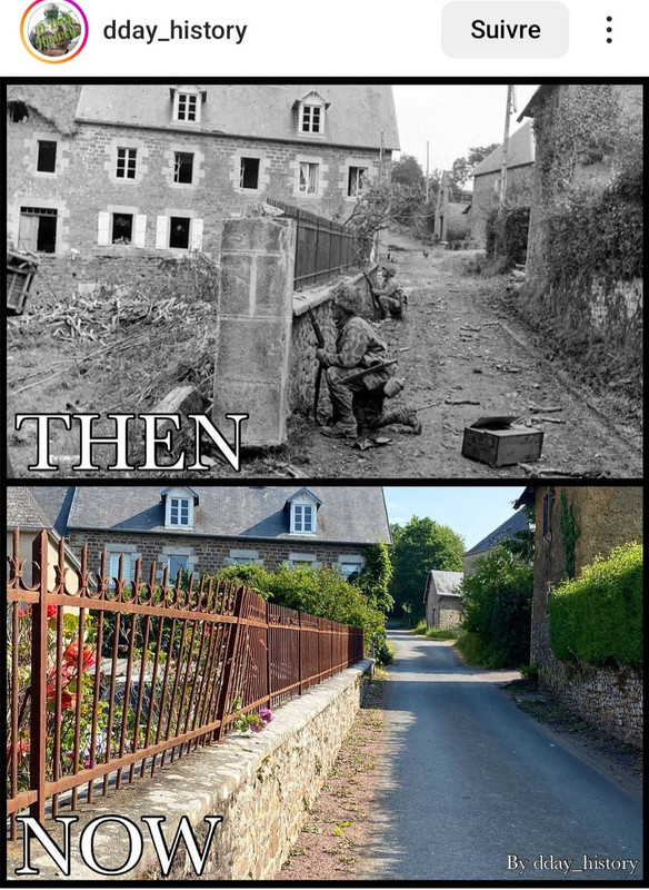 Photos avant-apres WWII - Page 31 Pont-Brocard-Manche-50-En-1944-et-de-nos-jours